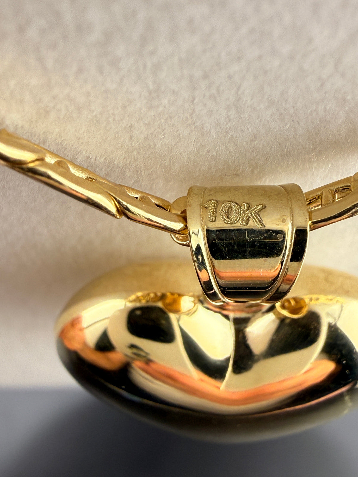 10K Solid Gold Heart Pendant – 3.7g Real Gold Love Pendant | Jewelry Connect Wholesale Price