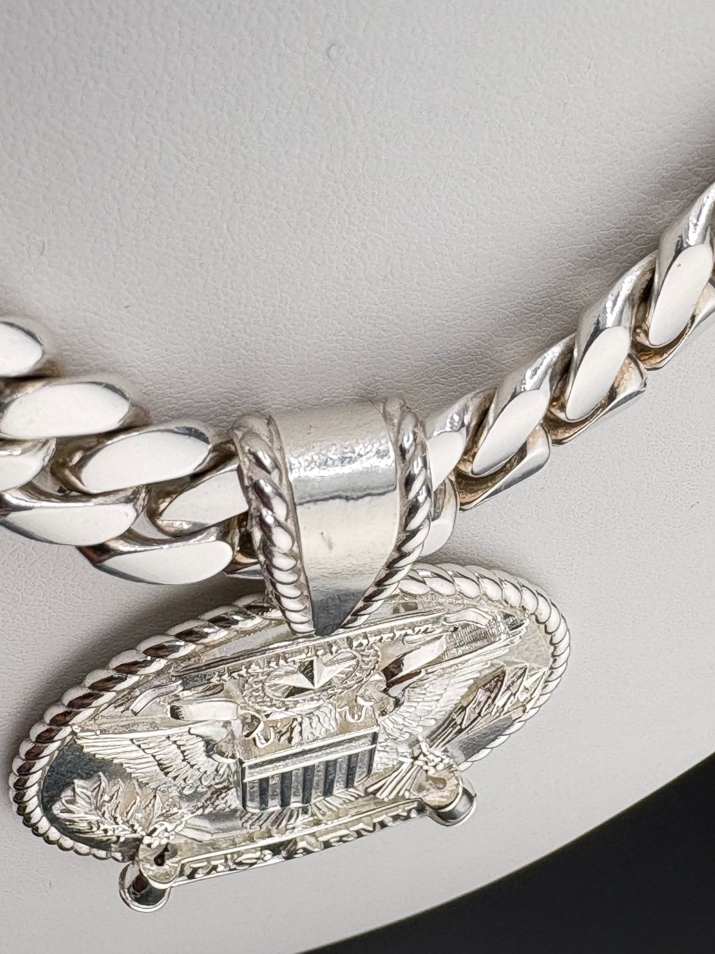Sterling Silver U.S. Army Pendant