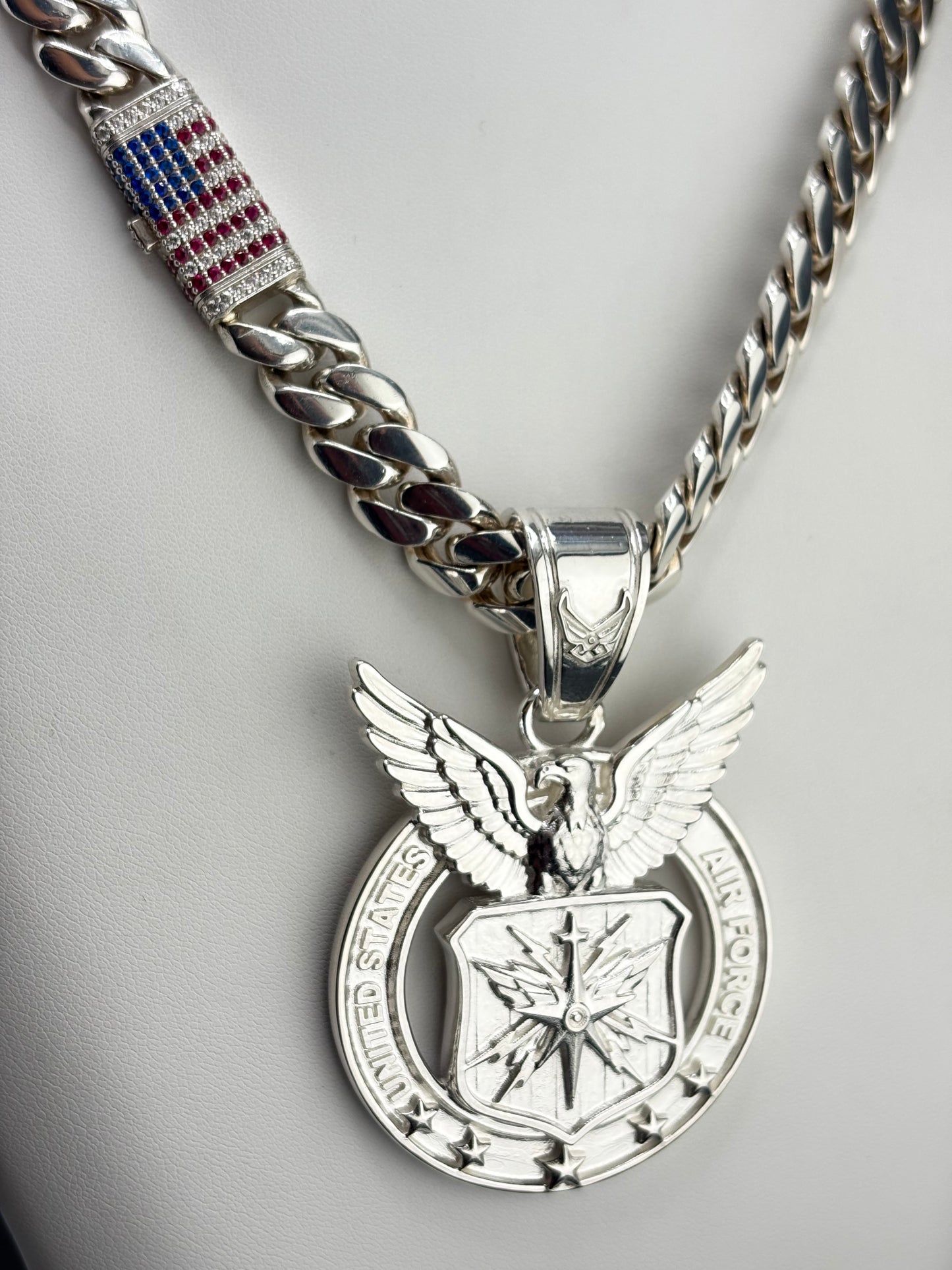 Sterling Silver U.S. Air Force Pendant