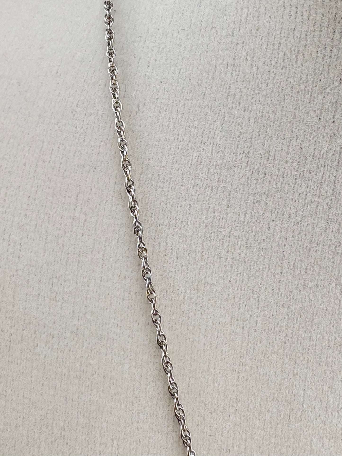 .925 Sterling Silver Rope Chain Necklace – 1.22mm / 18"