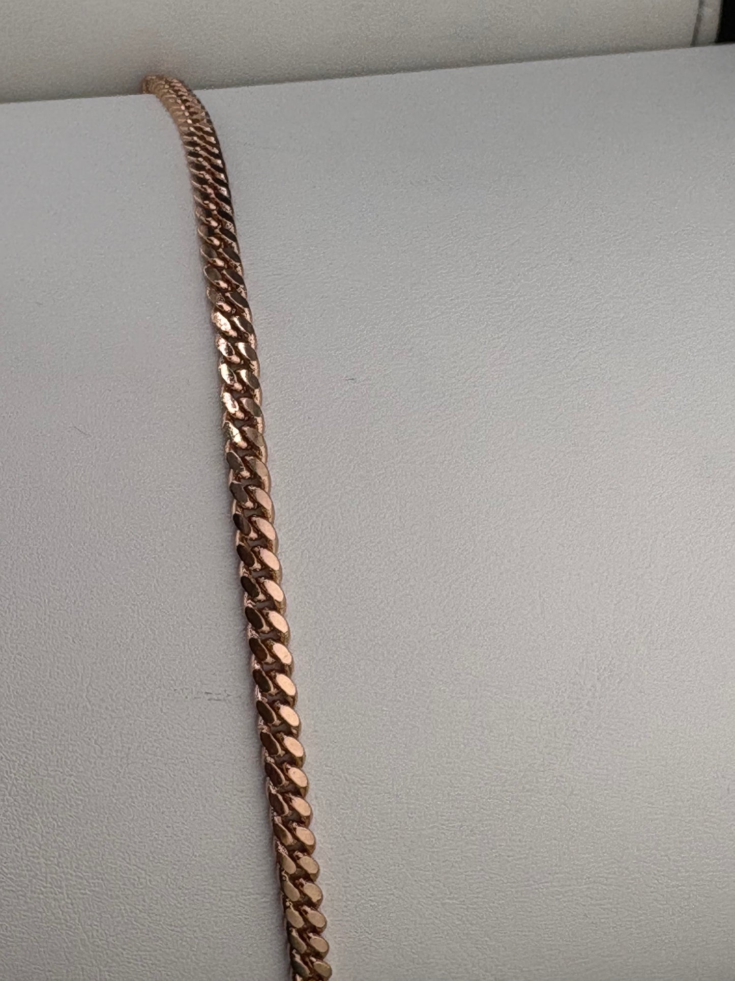 .925 Gold Bonded Cuban Link Bracelet – 7.54g - 4.07mm / 6"