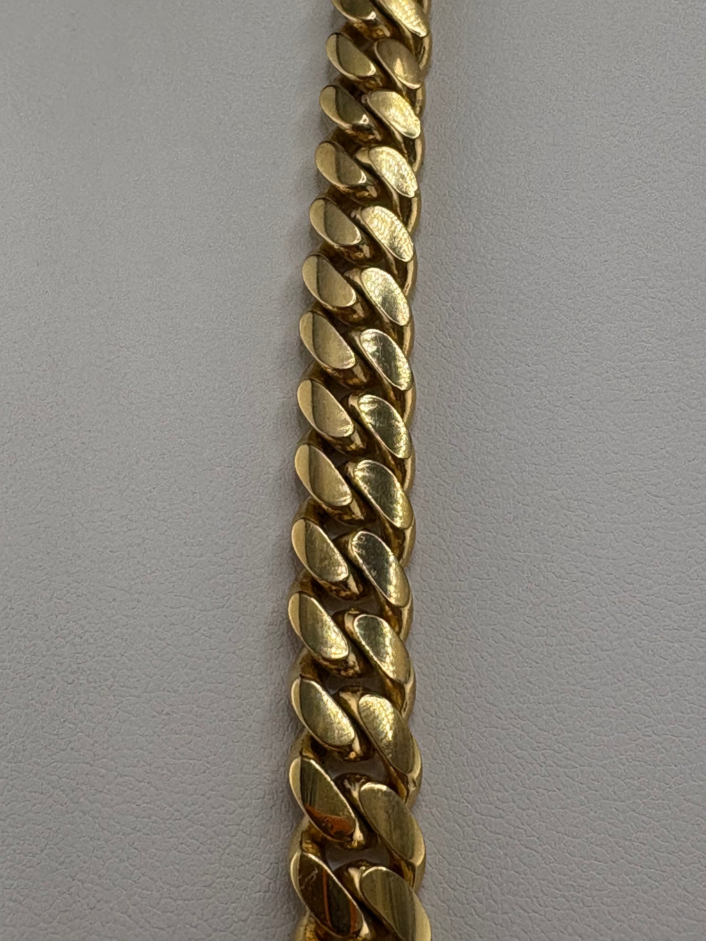 14K Gold Bonded over .925 Silver Cuban Link Necklace – 106.8g - 8.5mm / 24"