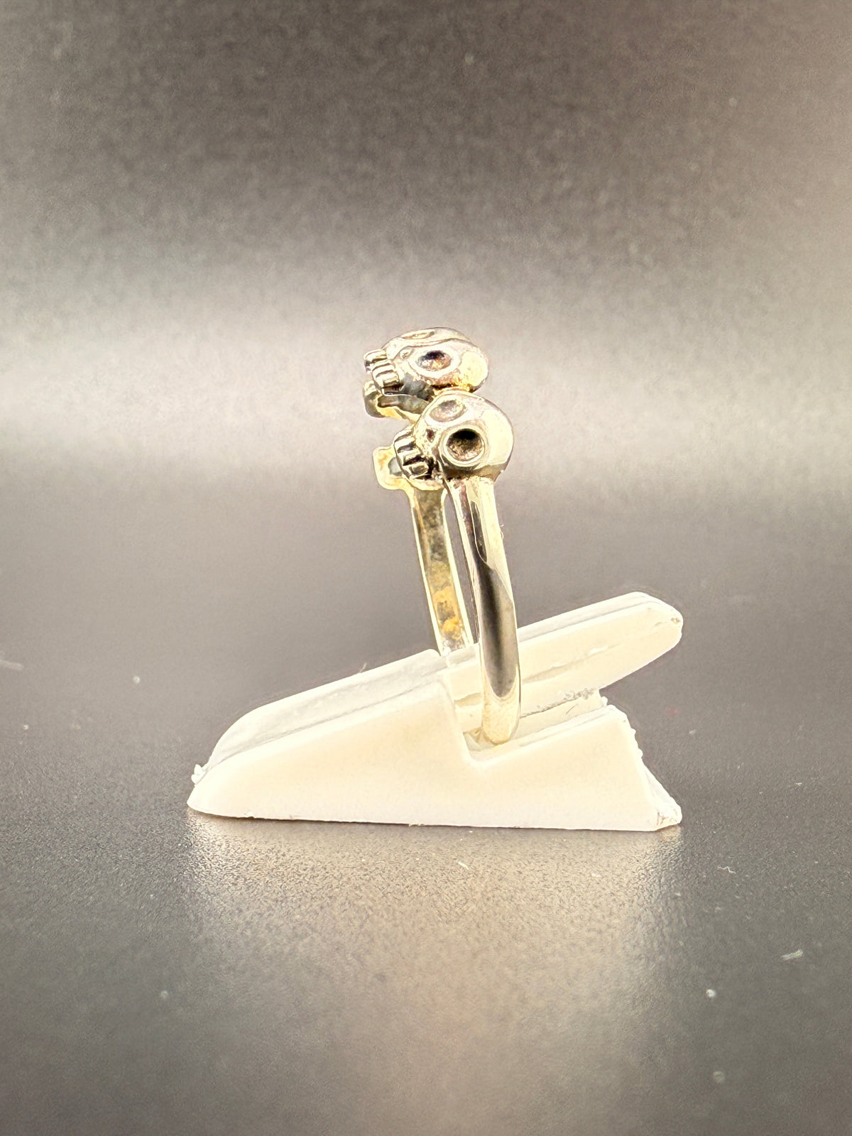Sterling Silver 5 Skull Ring alternate product view