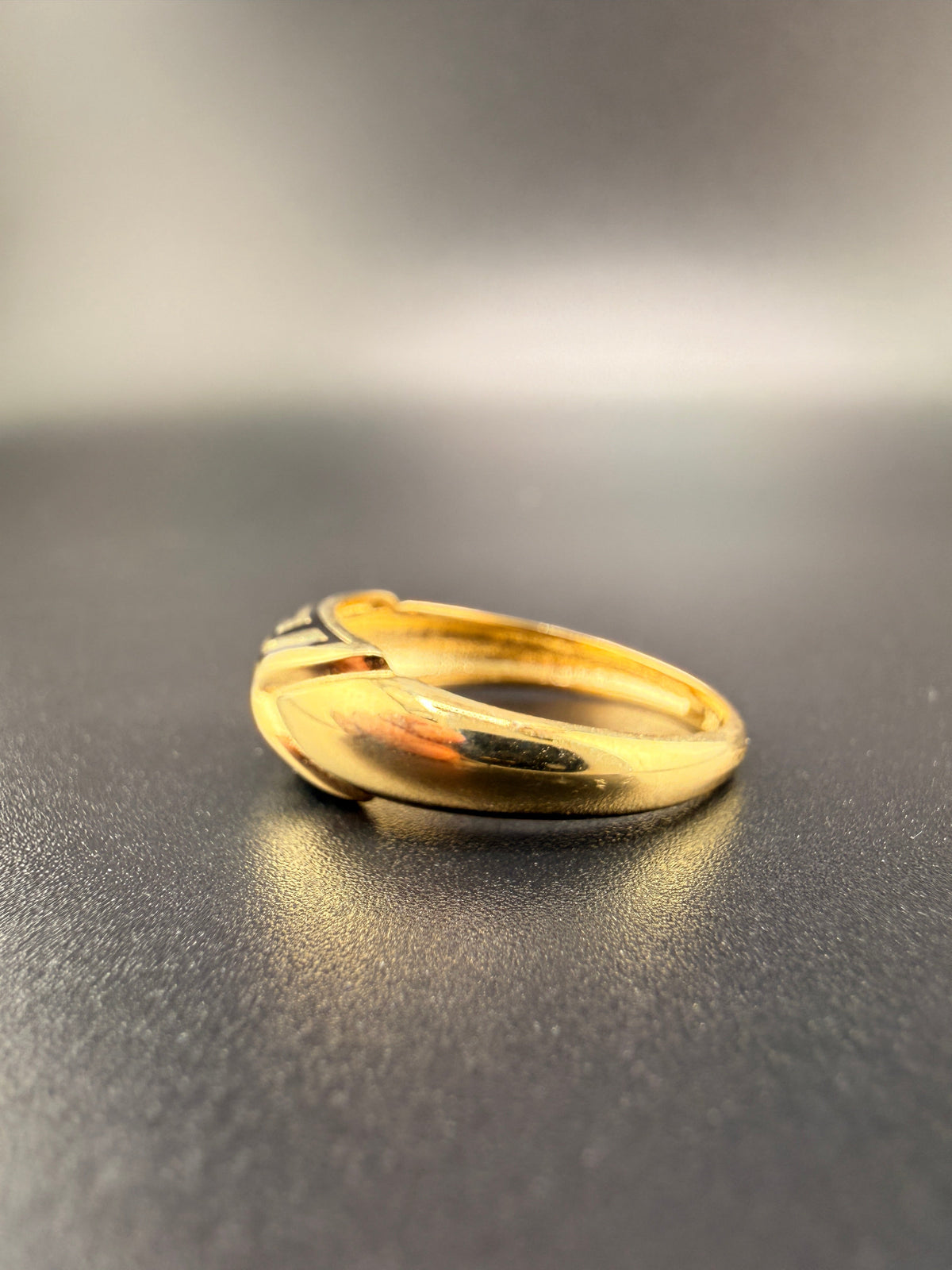 10K Gold Greek Style Women’s Ring – Size 9 | 2.8g Solid Gold Designer Ring | Wholesale Price Jewelry alternate product view