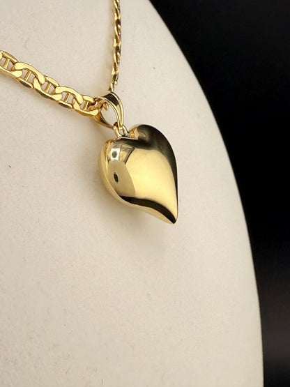 10K Solid Gold Heart Pendant – 3.7g Real Gold Love Pendant | Jewelry Connect Wholesale Price