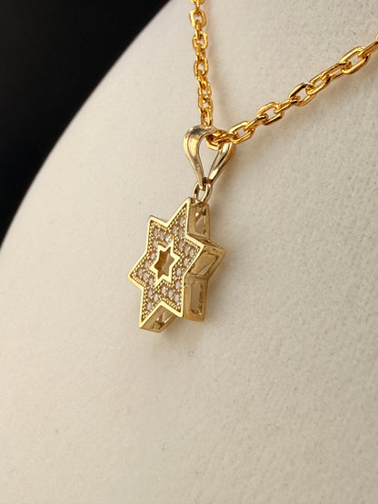 14K STAR OF DAVID Pendant