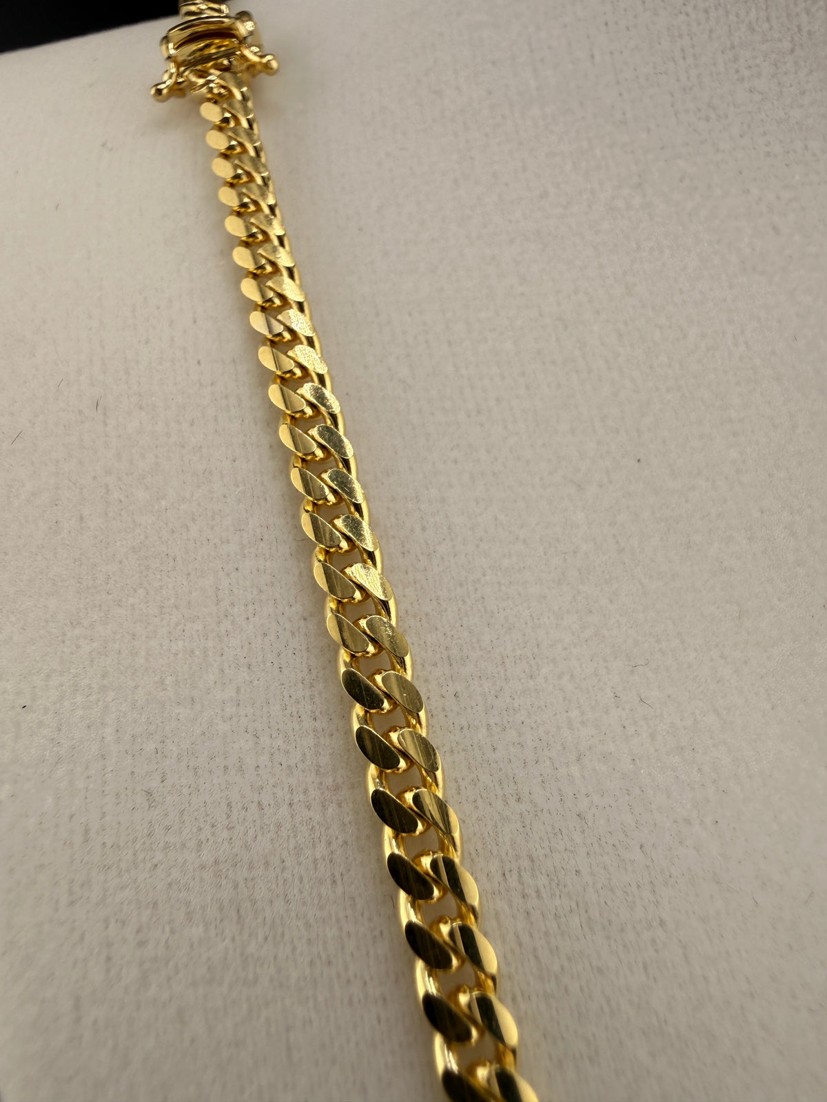 10K Solid Gold Cuban Link Chain Necklace – 4mm / 24 in