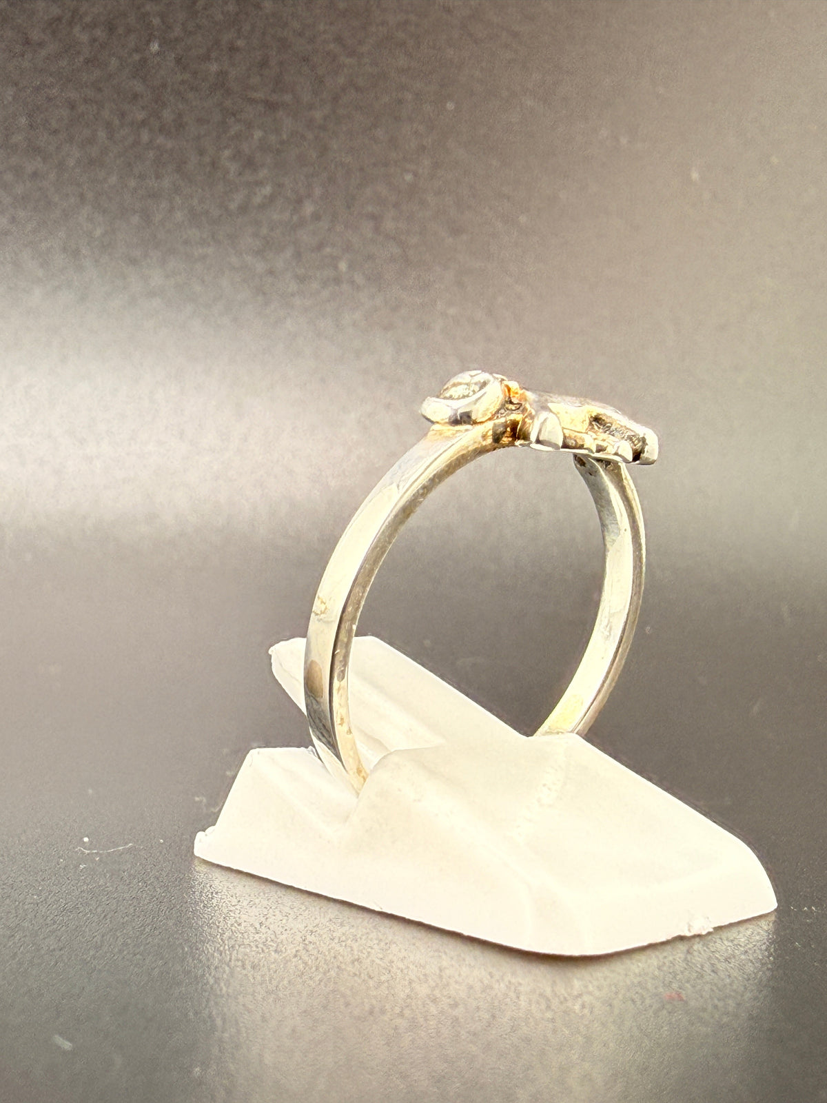 Sterling Silver Elephant Ring - 7.25 detail view