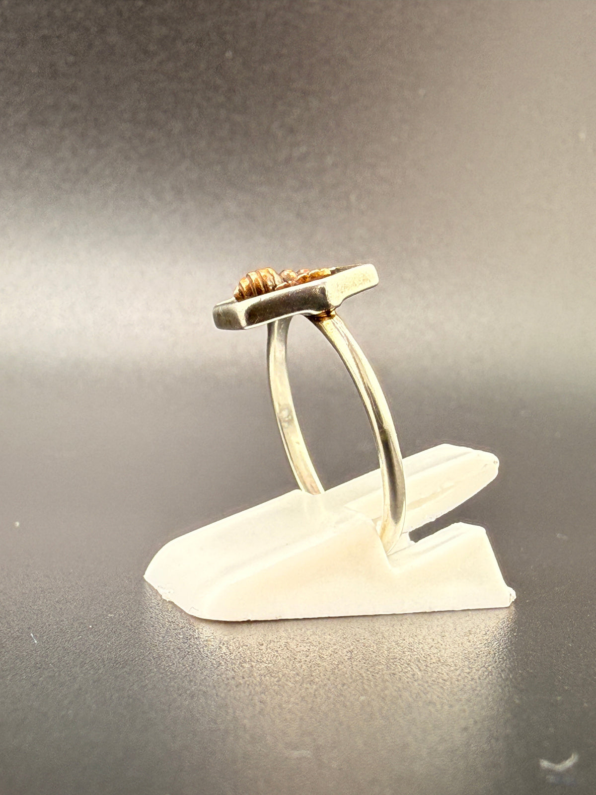 Sterling Silver Honey Bee Ring - 8.25 detail view