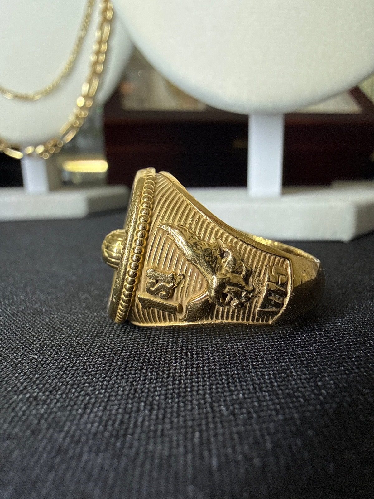 Marine Corp. Gold Bonded over 999 Silver detail view