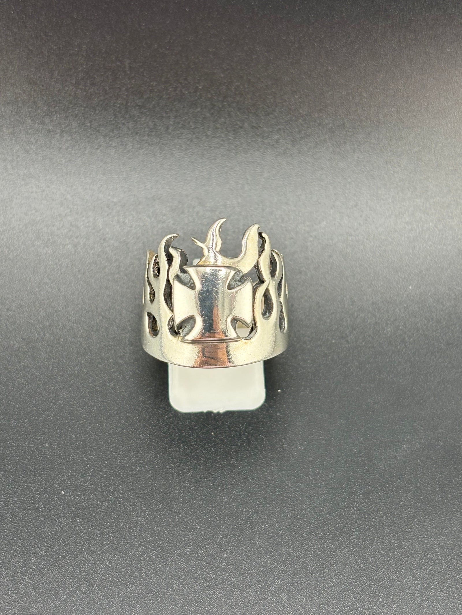 925 Sterling Silver West Coast Chopper Cross Ring alternate product view