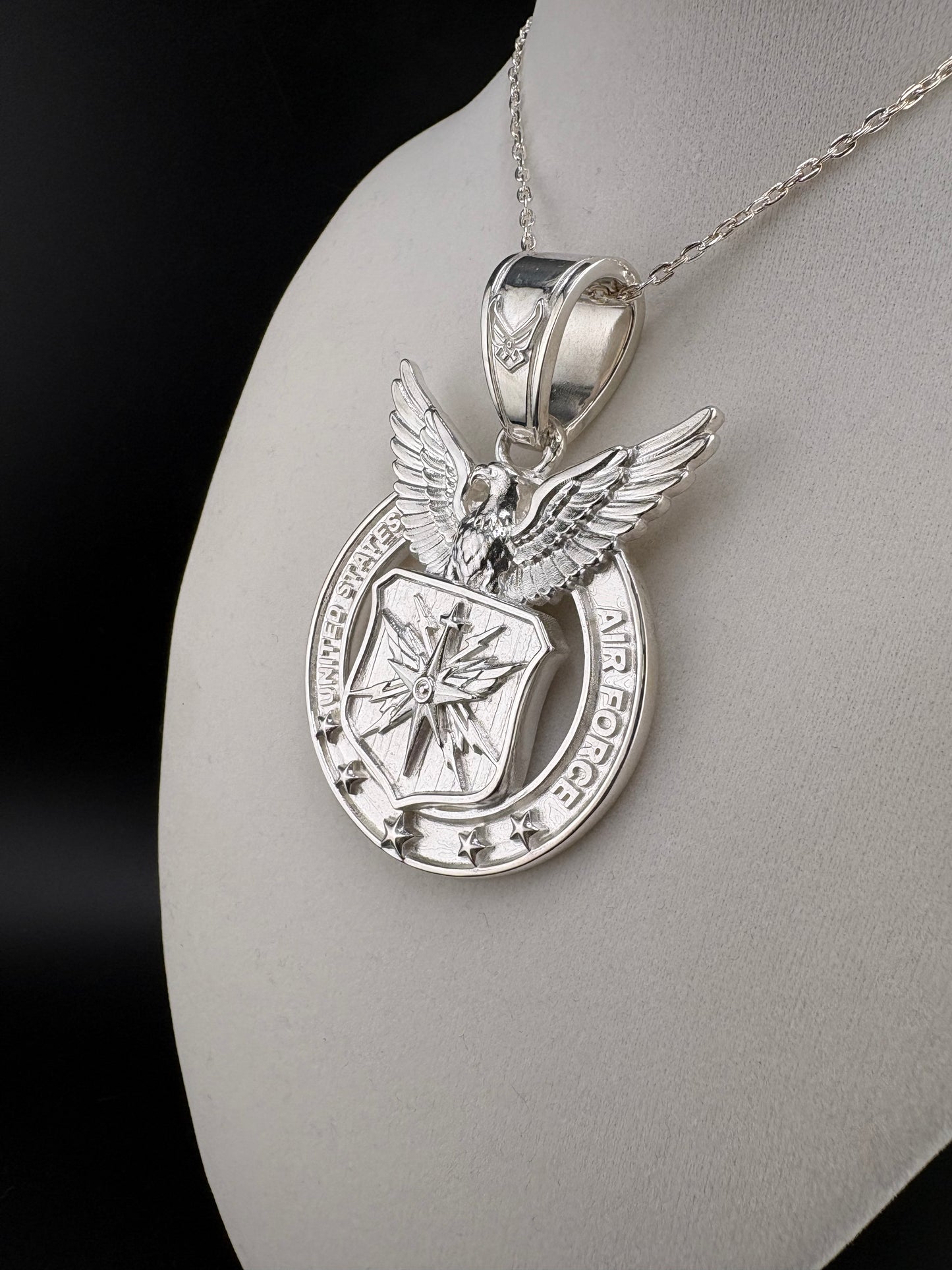 Sterling Silver U.S. Air Force Pendant