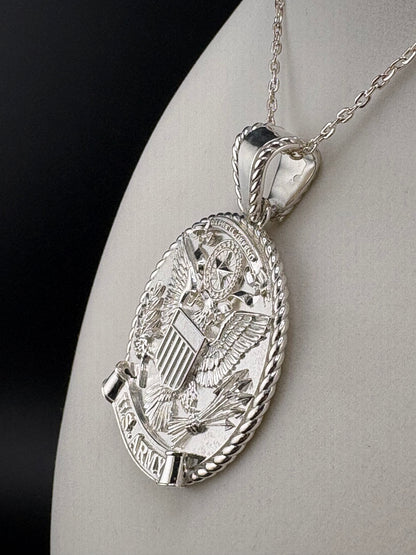 Sterling Silver U.S. Army Pendant