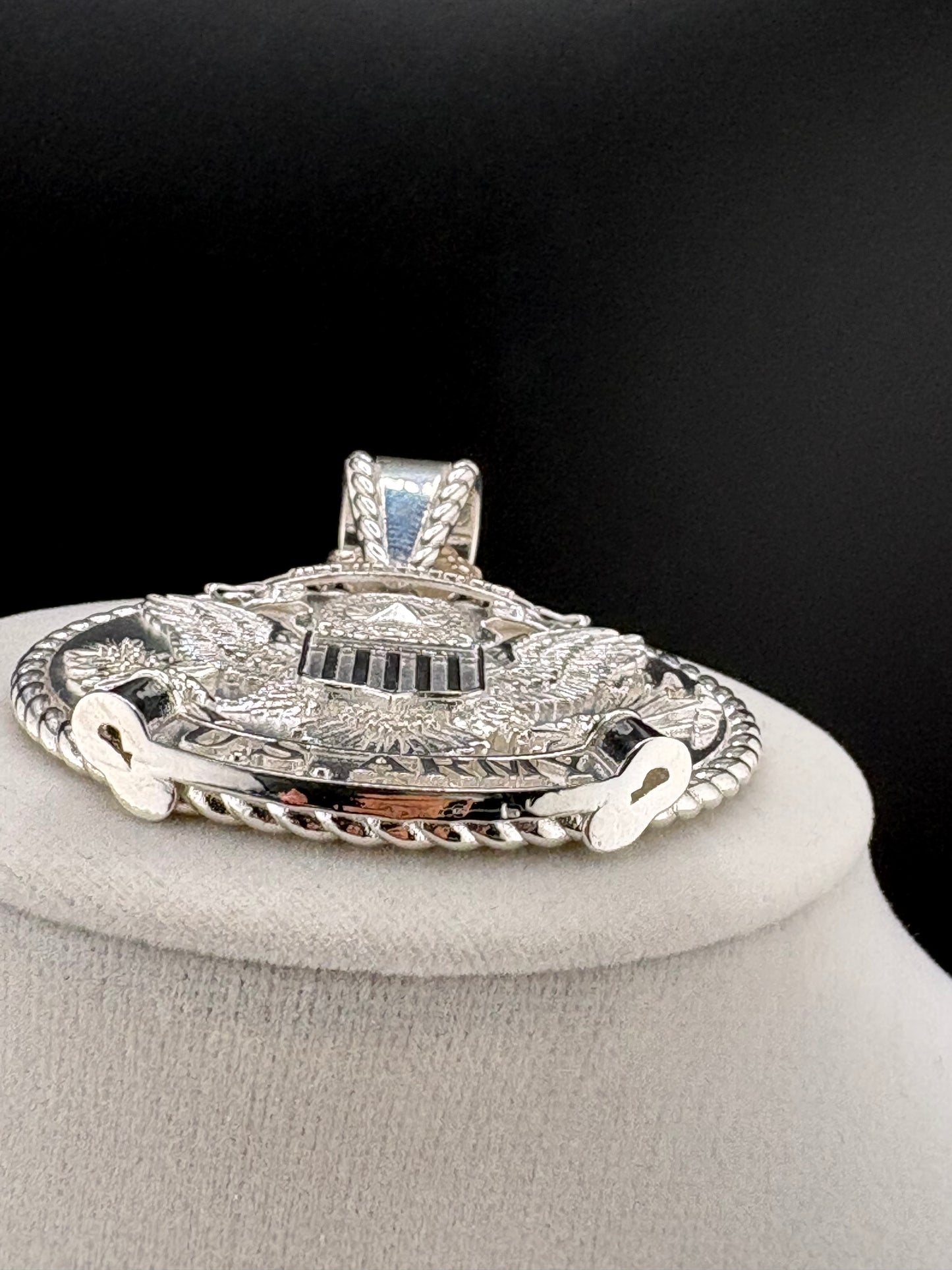 Sterling Silver U.S. Army Pendant