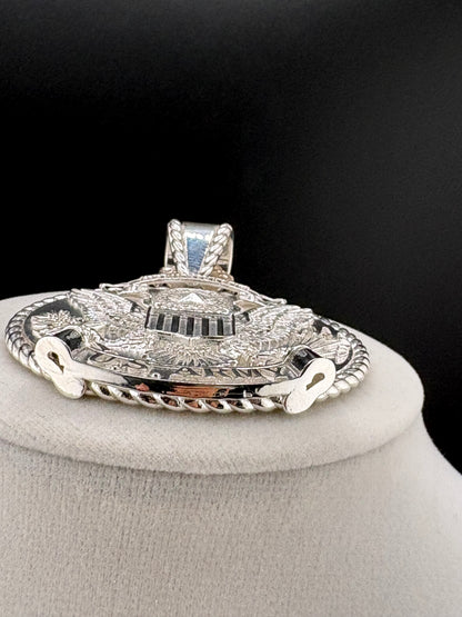 Sterling Silver U.S. Army Pendant