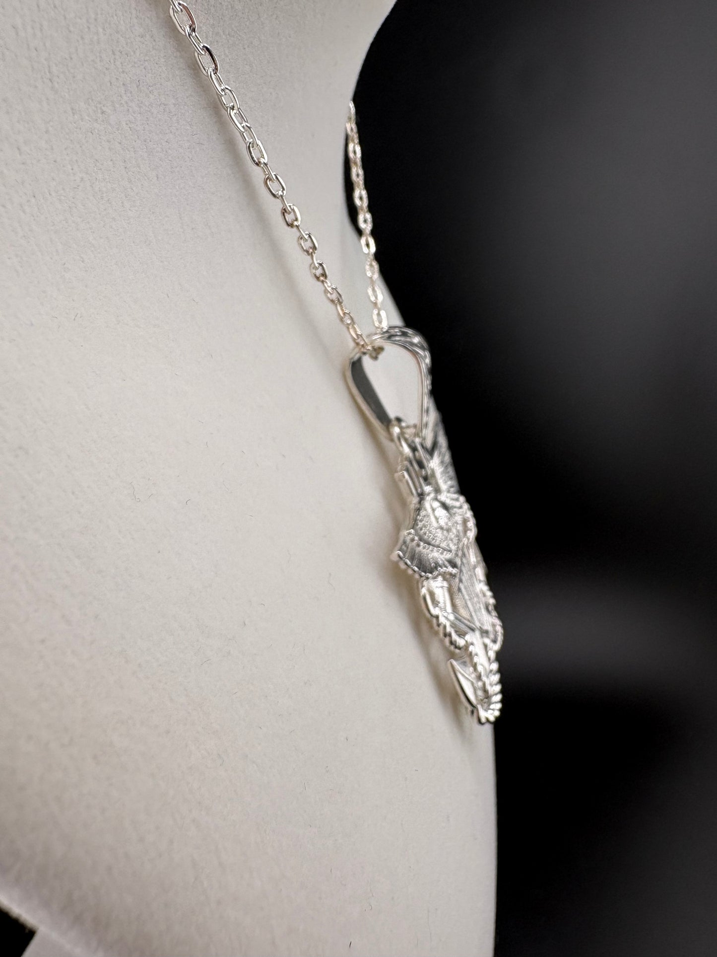 Sterling Silver U.S. Navy (USN) Pendant