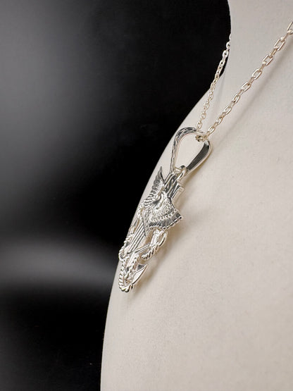 Sterling Silver U.S. Navy (USN) Pendant