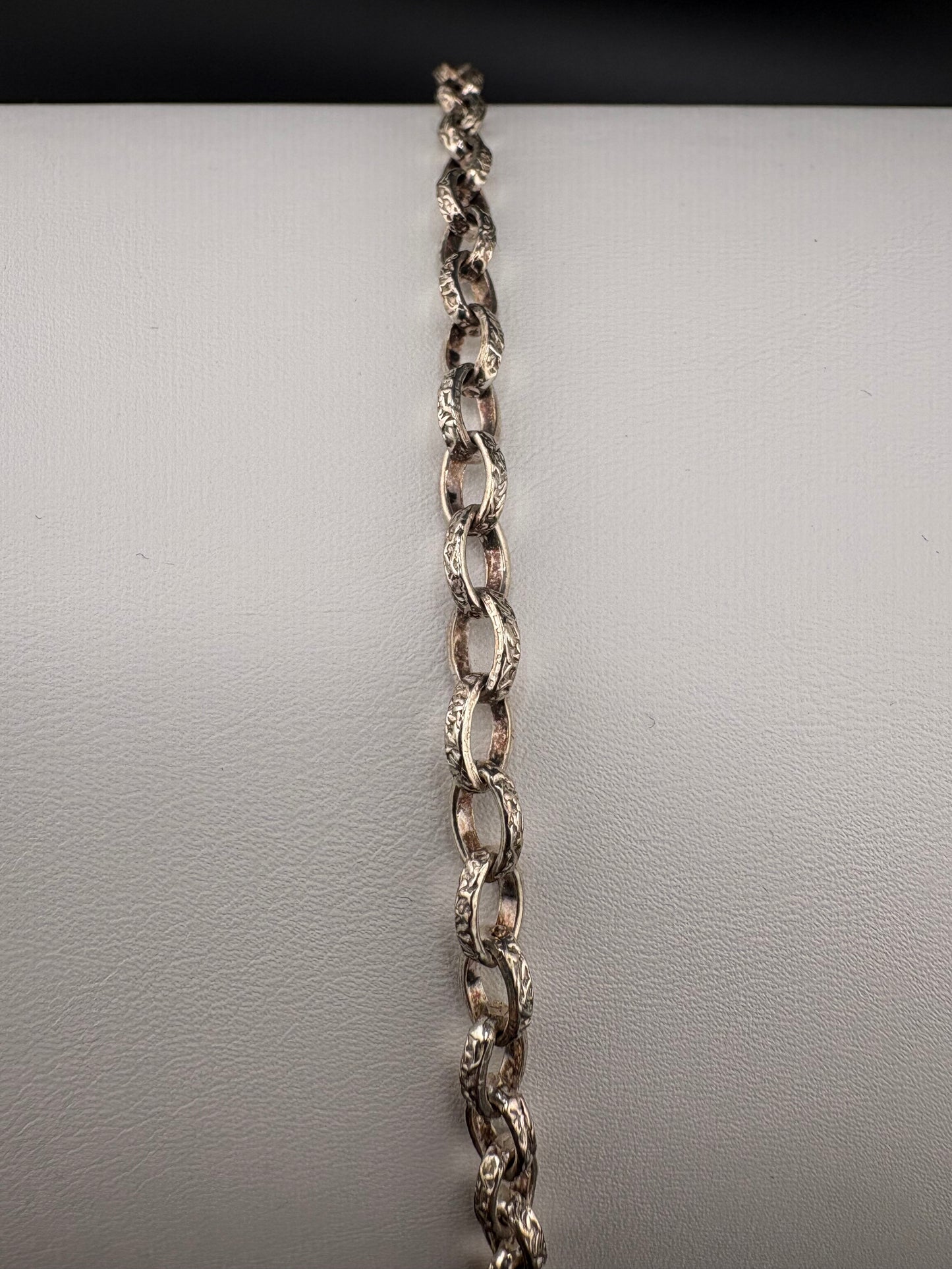 .925 Sterling Silver Anchor Link Bracelet – 4.95 MM / 8 in
