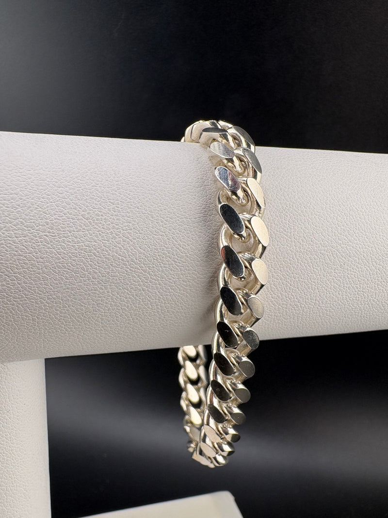 .925 Sterling Silver Cuban Link Bracelet – 8.19mm  / 7"