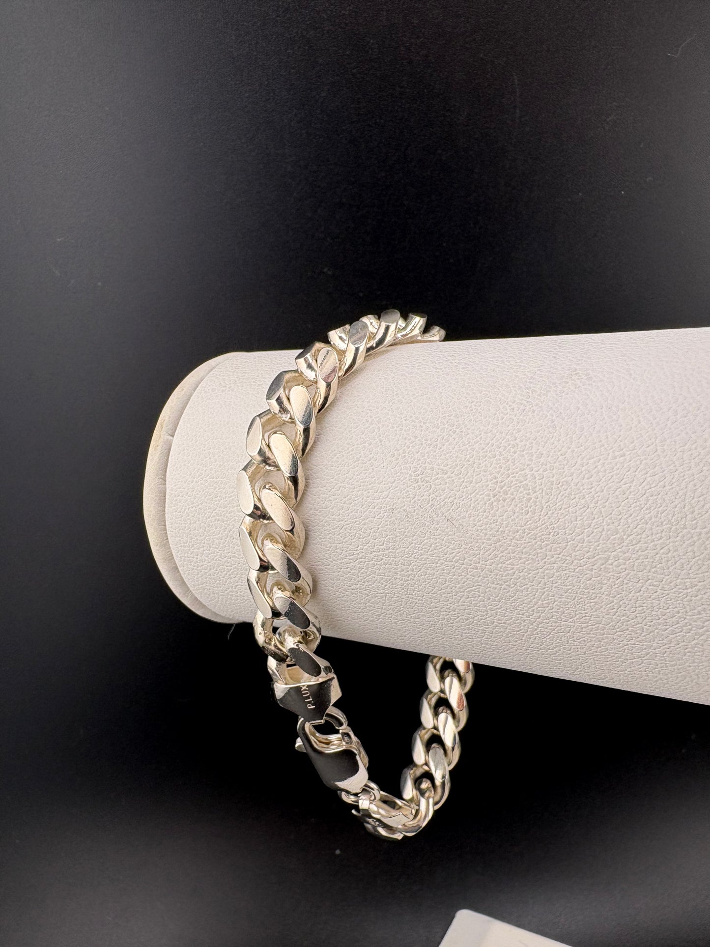 .925 Sterling Silver Cuban Link Bracelet – 8.19mm  / 7"