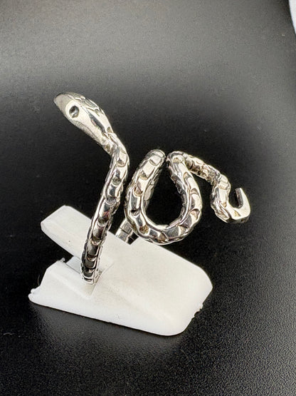 .925 Sterling Silver Snake Wrap Ring – 5.25g