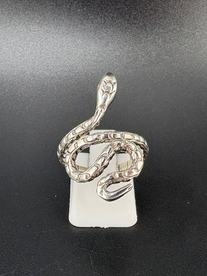 .925 Sterling Silver Snake Wrap Ring – 5.25g