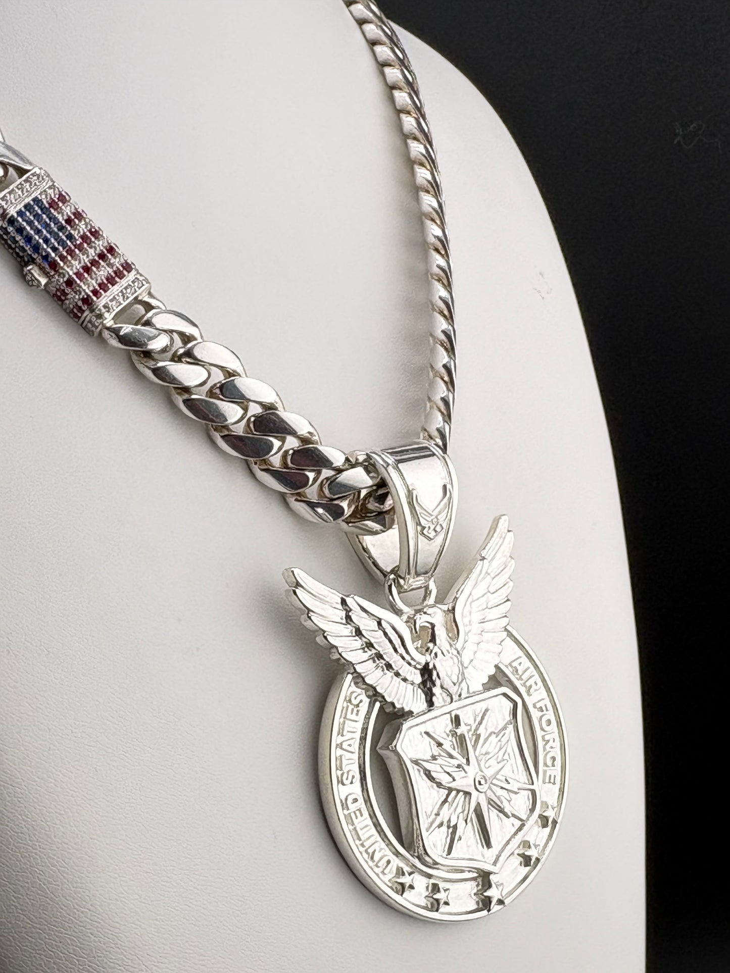 Sterling Silver U.S. Air Force Pendant