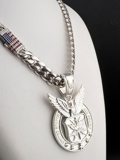 Sterling Silver U.S. Air Force Pendant