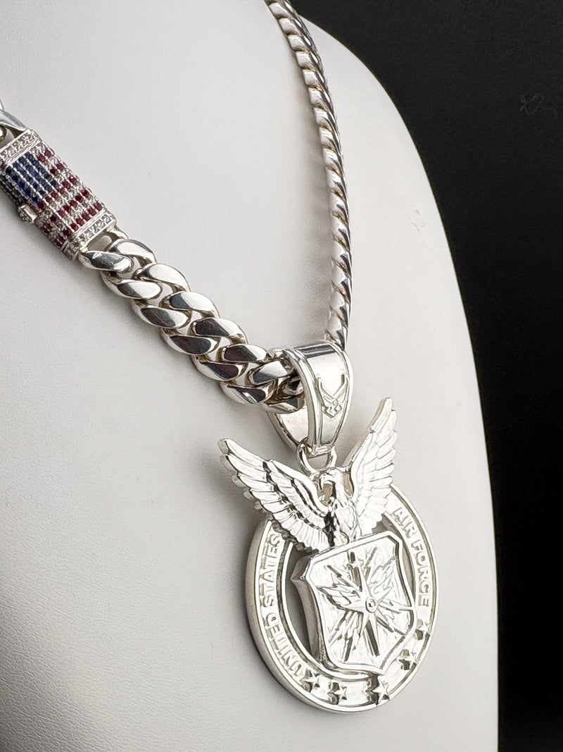 Sterling Silver U.S. Air Force Pendant
