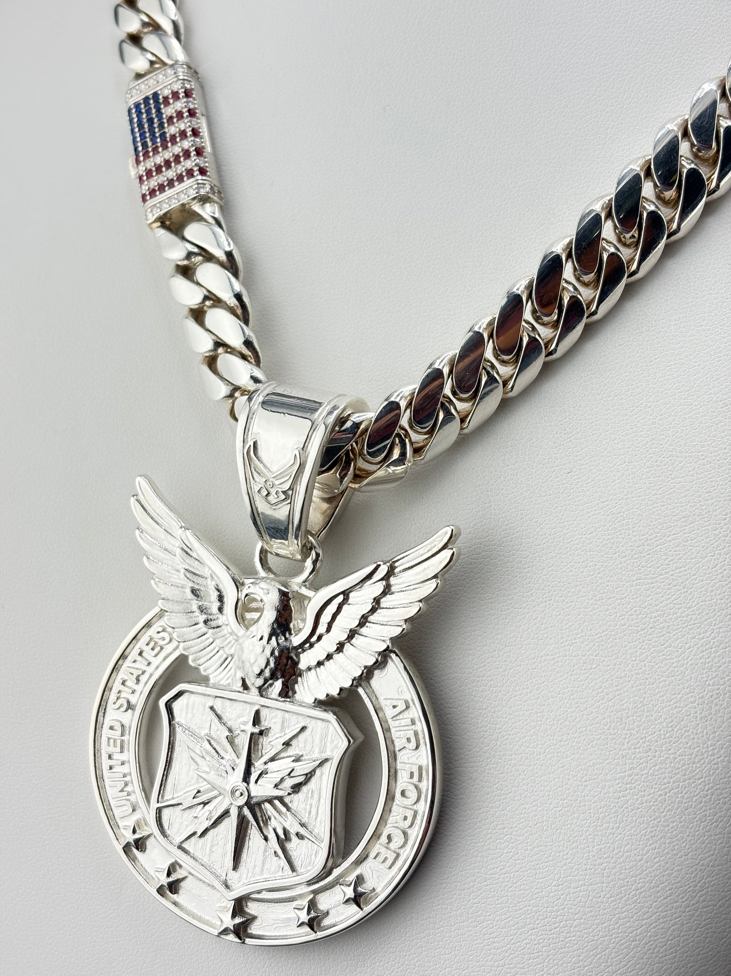 Sterling Silver U.S. Air Force Pendant