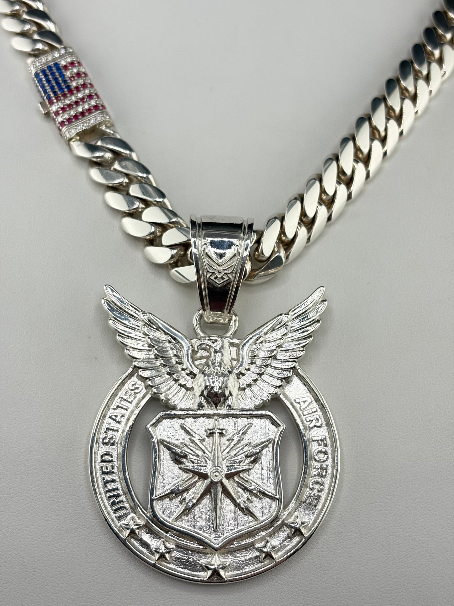 Sterling Silver U.S. Air Force Pendant