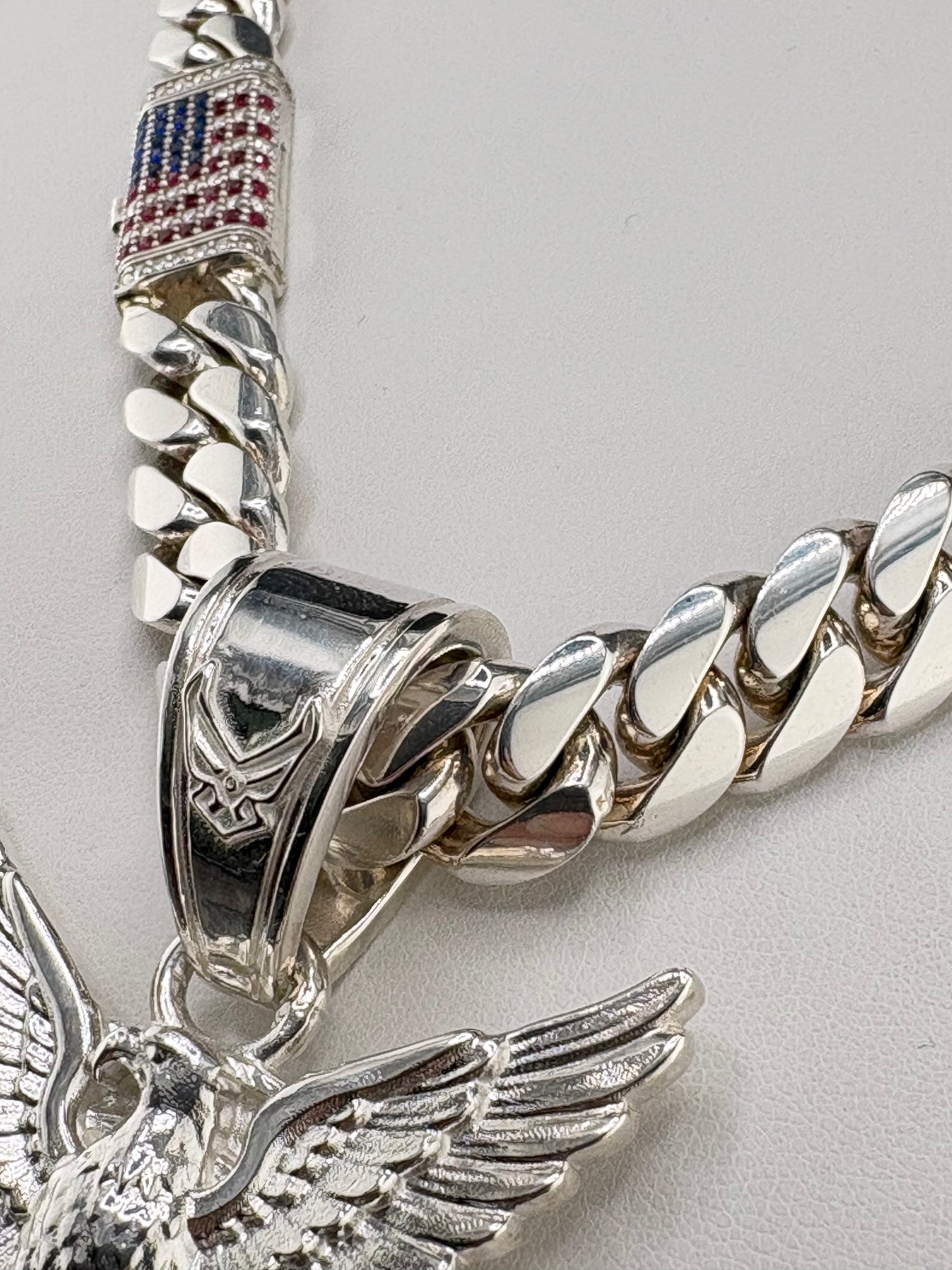 Sterling Silver U.S. Air Force Pendant