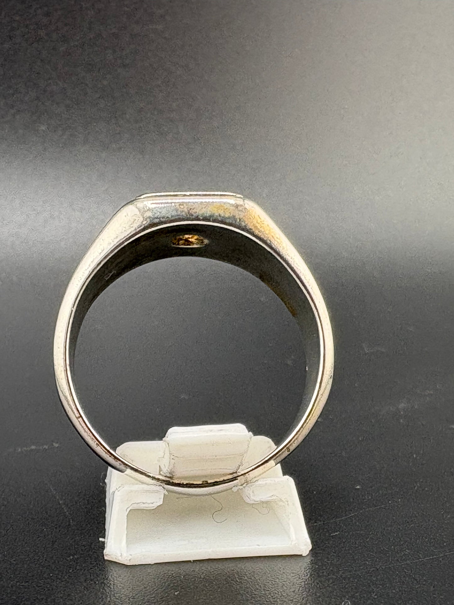 .925 Sterling Silver CZ Diamond Woven Ring – 8.8g – Size 11