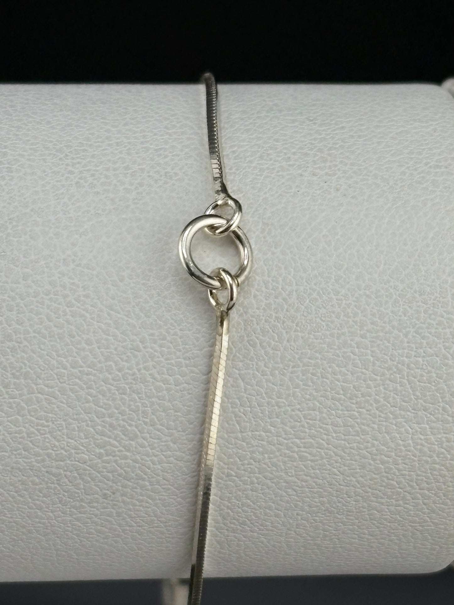.925 Sterling Silver Snake Chain Bolo Bracelet – 0.97mm – 5"