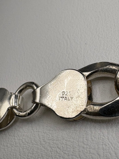 .925 Sterling Silver Curb Link Bracelet – 8.3mm – 8.25"