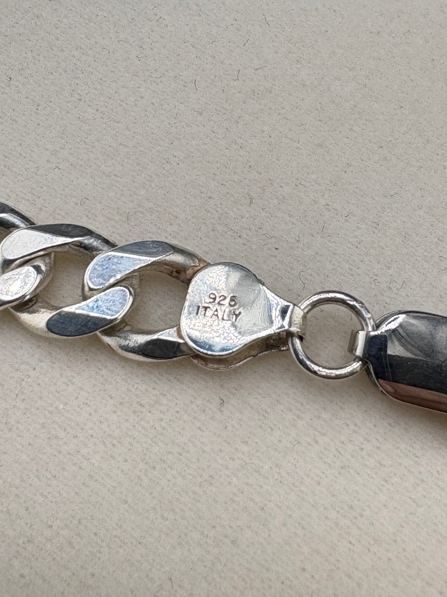 .925 Sterling Silver Figaro Link Necklace – 8.23mm / 20.5"