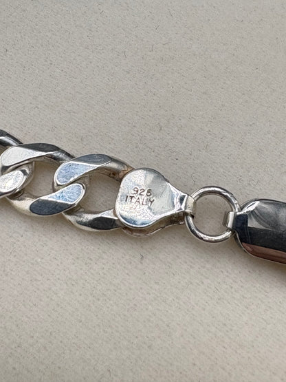 .925 Sterling Silver Figaro Link Necklace – 8.23mm / 20.5"