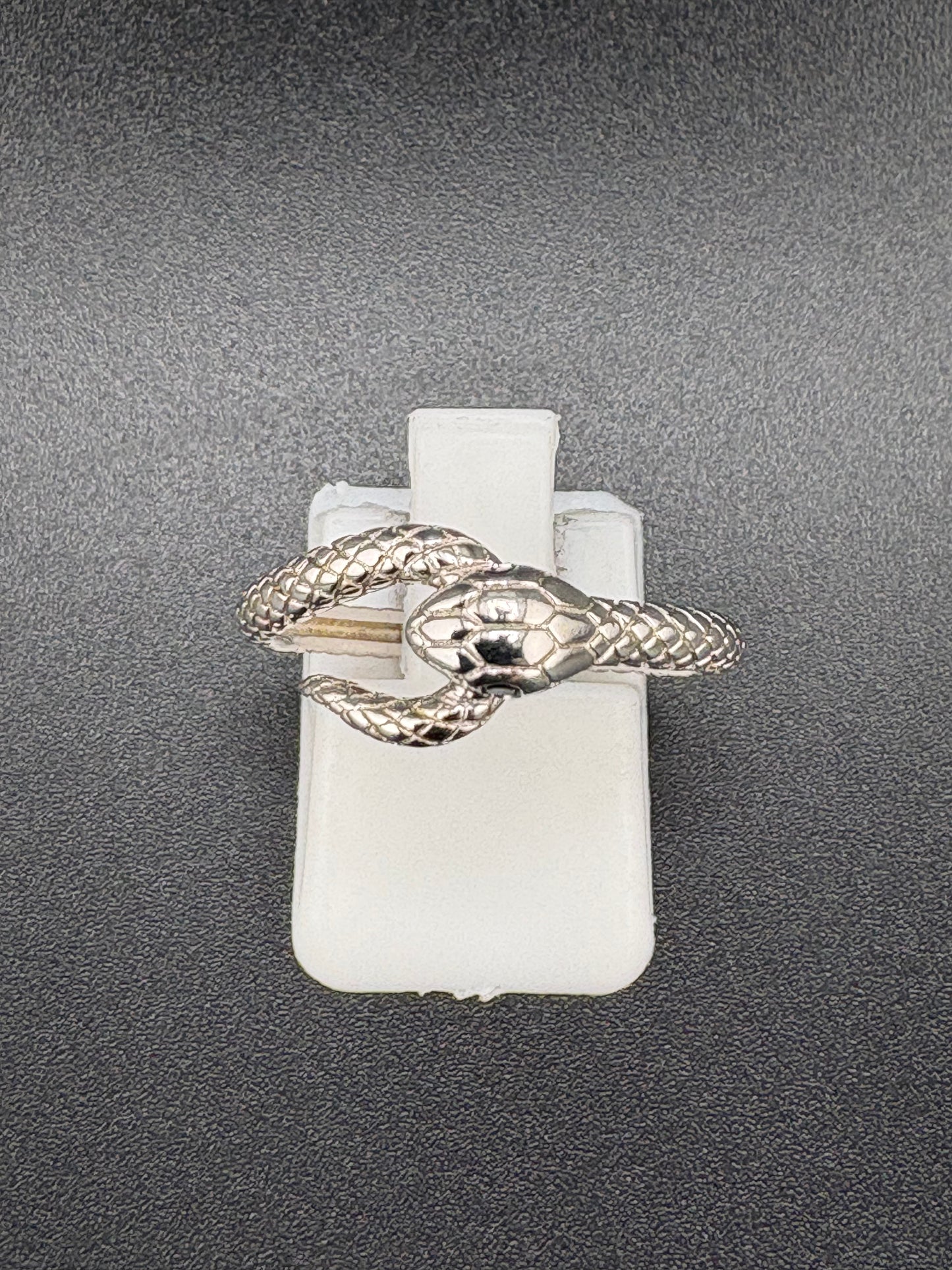 .925 Sterling Silver Snake Wrap Ring – 2.47g – Size 7