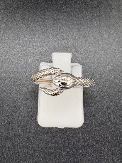 .925 Sterling Silver Snake Wrap Ring – 2.47g – Size 7