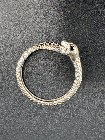 .925 Sterling Silver Snake Wrap Ring – 2.47g – Size 7
