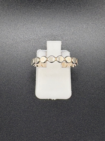 .925 Sterling Silver Dainty Circle Ring – 1.87g