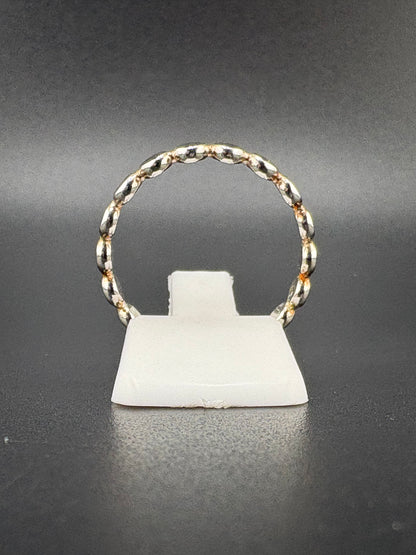 .925 Sterling Silver Dainty Circle Ring – 1.87g