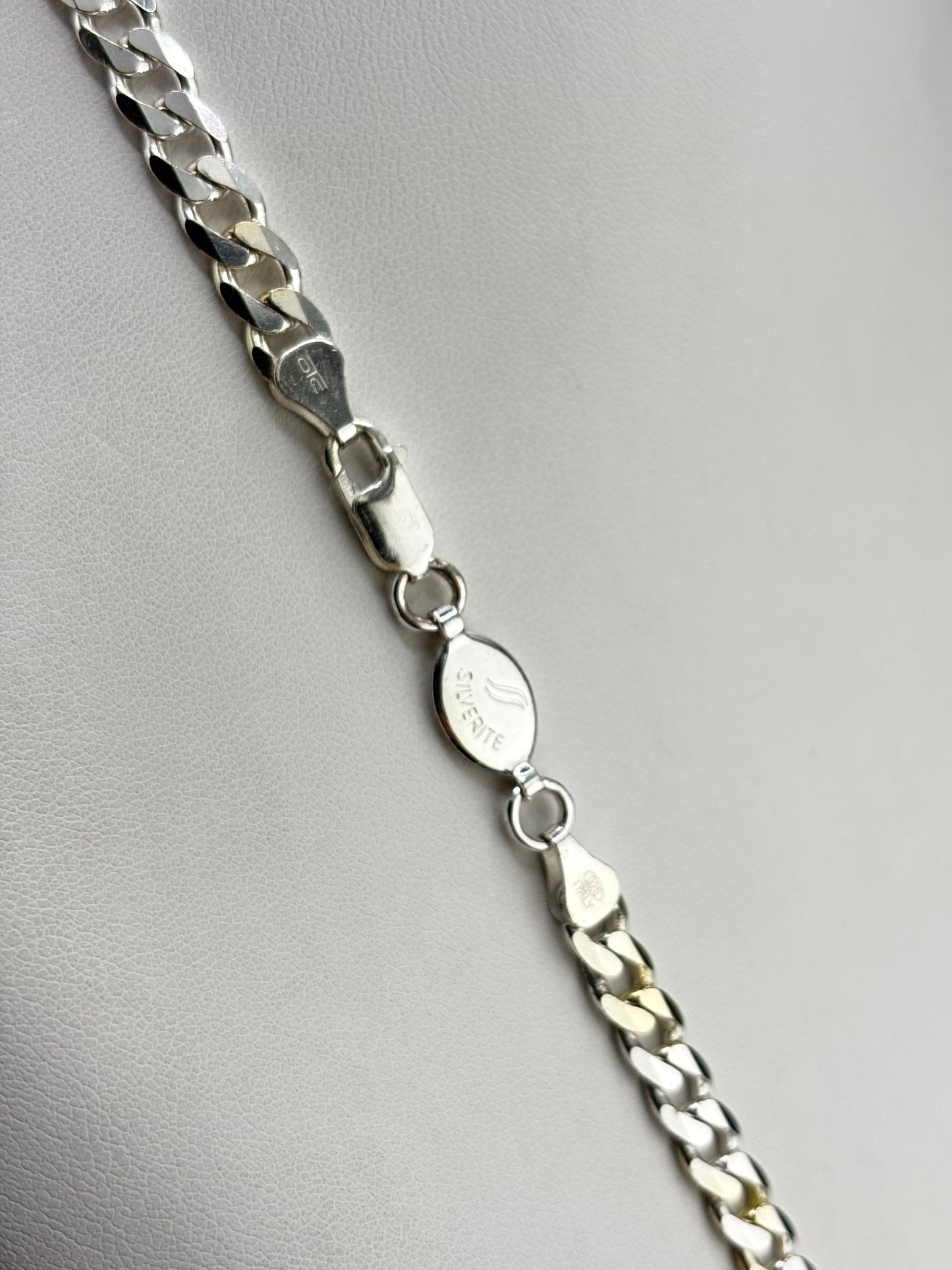 .925 Sterling Silver Curb Chain Necklace – 6.66mm / 24"