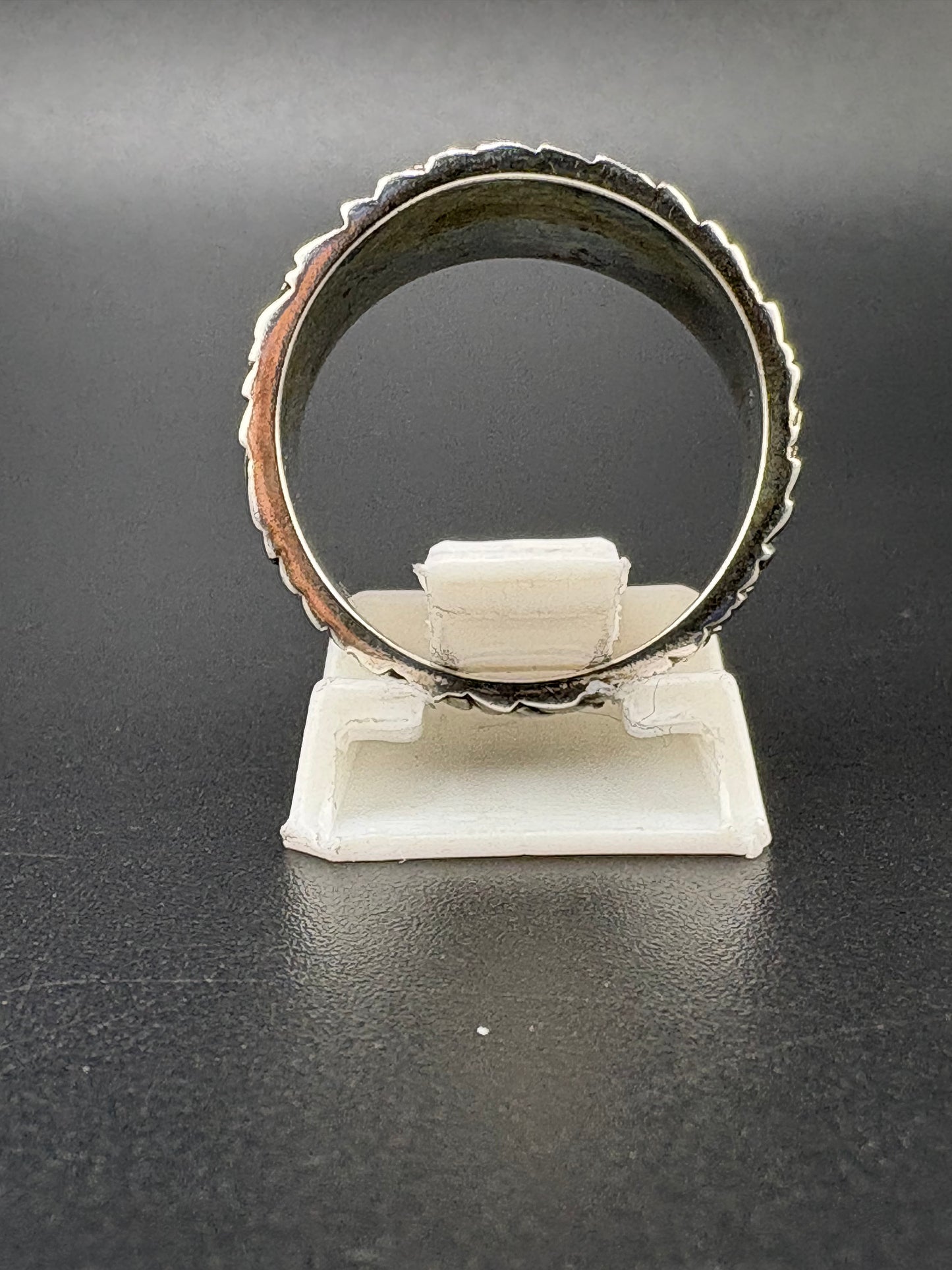 .925 Sterling Silver Dragon Scale Ring – 4.56g
