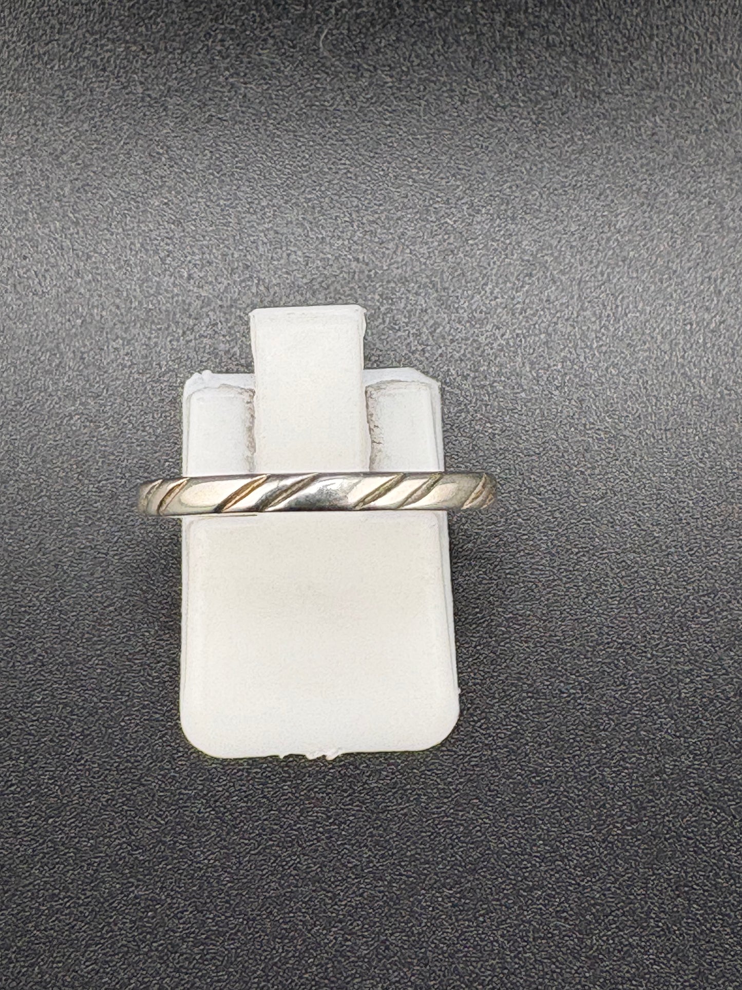 .925 Sterling Silver Textured Band Ring – 1.1g