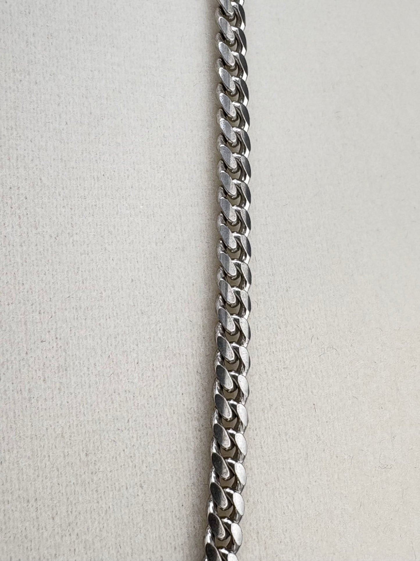 .925 Sterling Silver Cuban Link Necklace – 3.92mm / 18"