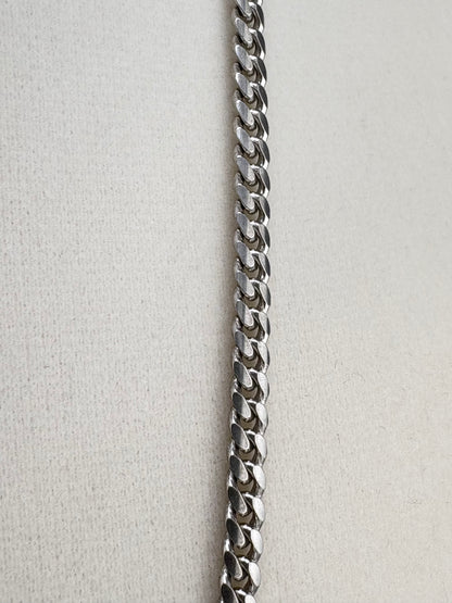 .925 Sterling Silver Cuban Link Necklace – 3.92mm / 18"