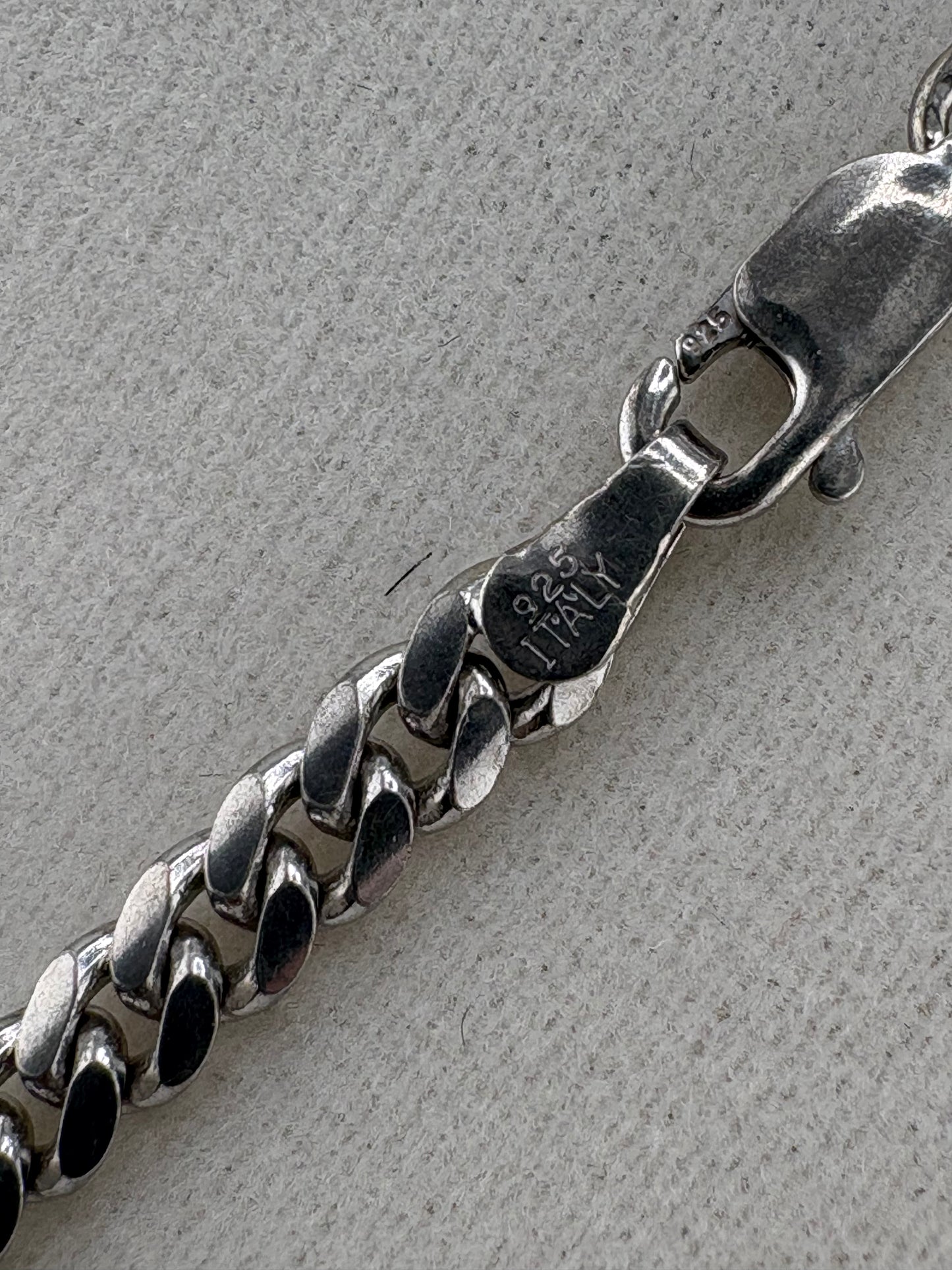 .925 Sterling Silver Cuban Link Necklace – 3.92mm / 18"