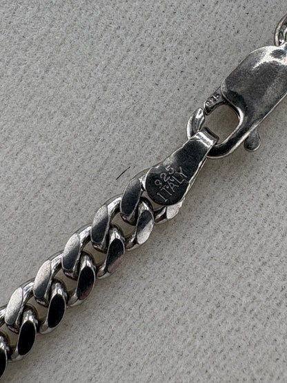 .925 Sterling Silver Cuban Link Necklace – 3.92mm / 18"
