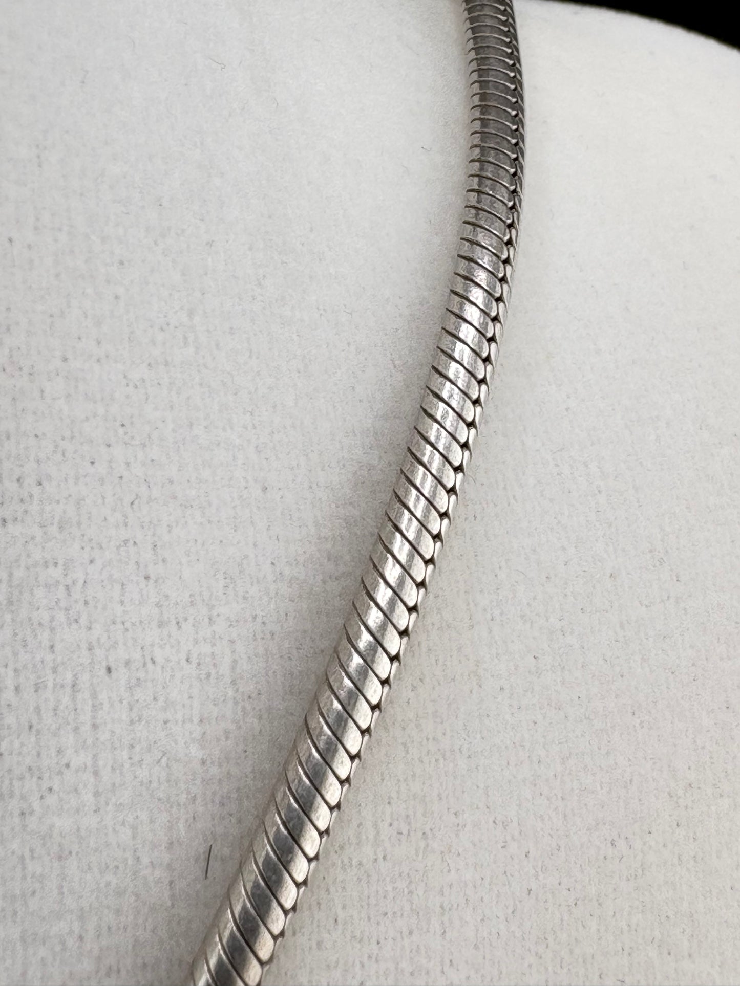 Snake Chain Necklace with Pandora Charms – 3mm / 20"